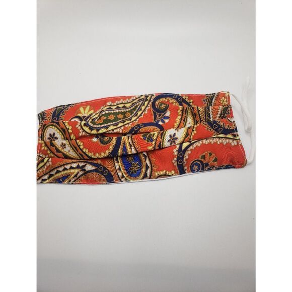 Silk Paisley face mask - Picture 1 of 4